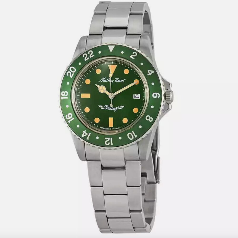 Tissot Mathey Vintage Quartz Green Dial Men's Watch